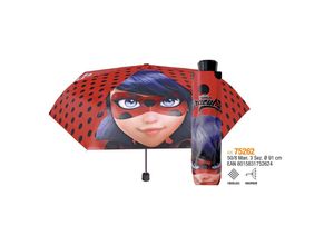 8015831752624 - Regenschirm Miraculous in Rot - Ø 50 cm