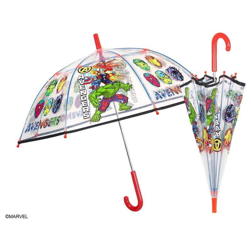 8015831752839 - Transparenter Handregenschirm Marvel Avengers