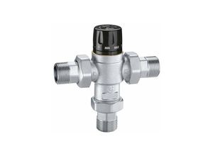 8016615318166 - Einstellbare Thermostatbatterie mit 1 Knauf Legierungskörper LOW LEAD Caleffi 521936 1 - 35-65 °C 8016615318166 - Einstellbare Thermostatbatterie mit 1 Knauf Legierungskörper LOW LEAD Caleffi 521936 1 - 35-65 °C