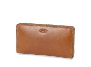 8016623956282 - BRICS Zip Around Wallet BOO09601-tobacco Damen