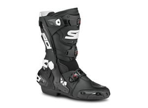 8017732591708 - Motorradstiefel Rex Schwarz-Weiß