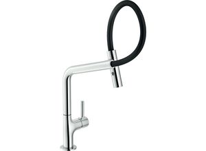 8018014031622 - - Waschbeckenmischer mit ausziehbarer Küchendusche Lamp MP119400CR Chrom - Chrom