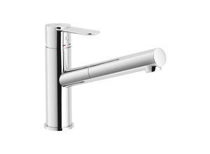 8018014936132 - - Einhebel-Spültischmischer mit ausziehbarer Brause Serie Sand SA99117CR Verchromt - Messing 8018014936132 - - Einhebel-Spültischmischer mit ausziehbarer Brause Serie Sand SA99117CR Verchromt - Messing