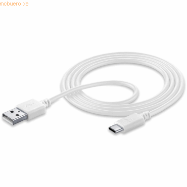 8018080270413 - CELLULARLINE USB-C Kabel 12M weiß Lade- und Datenkabel Type-A auf USB Type