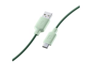 8018080325755 - Lade- und Datenkabel grün 100cm usb Type-A auf Type-C usbdatatycsmartg - Cellularline