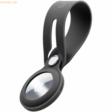 8018080422140 - Cellularline - Silikon Case loop black airtagloopk Für Apple AirTag