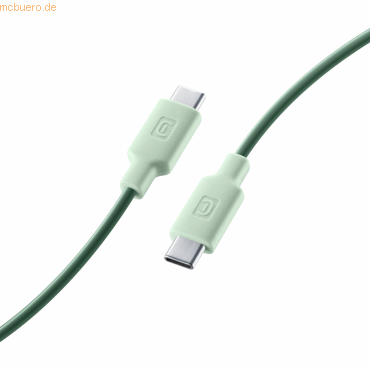 8018080433245 - Cellularline Lade- und Datenkabel grün 100cm USB Type-C auf Type-C USBDATAC2CSMARTG