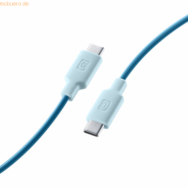 8018080433252 - Lade- und Datenkabel blau 100cm usb Type-C auf Type-C USBDATAC2CSMARTB - Cellularline