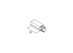 8019163907257 - Rechtsabzweiger für drehstrom-vierkantschienen lkm weiß - 7652-10-w31 - Ivela