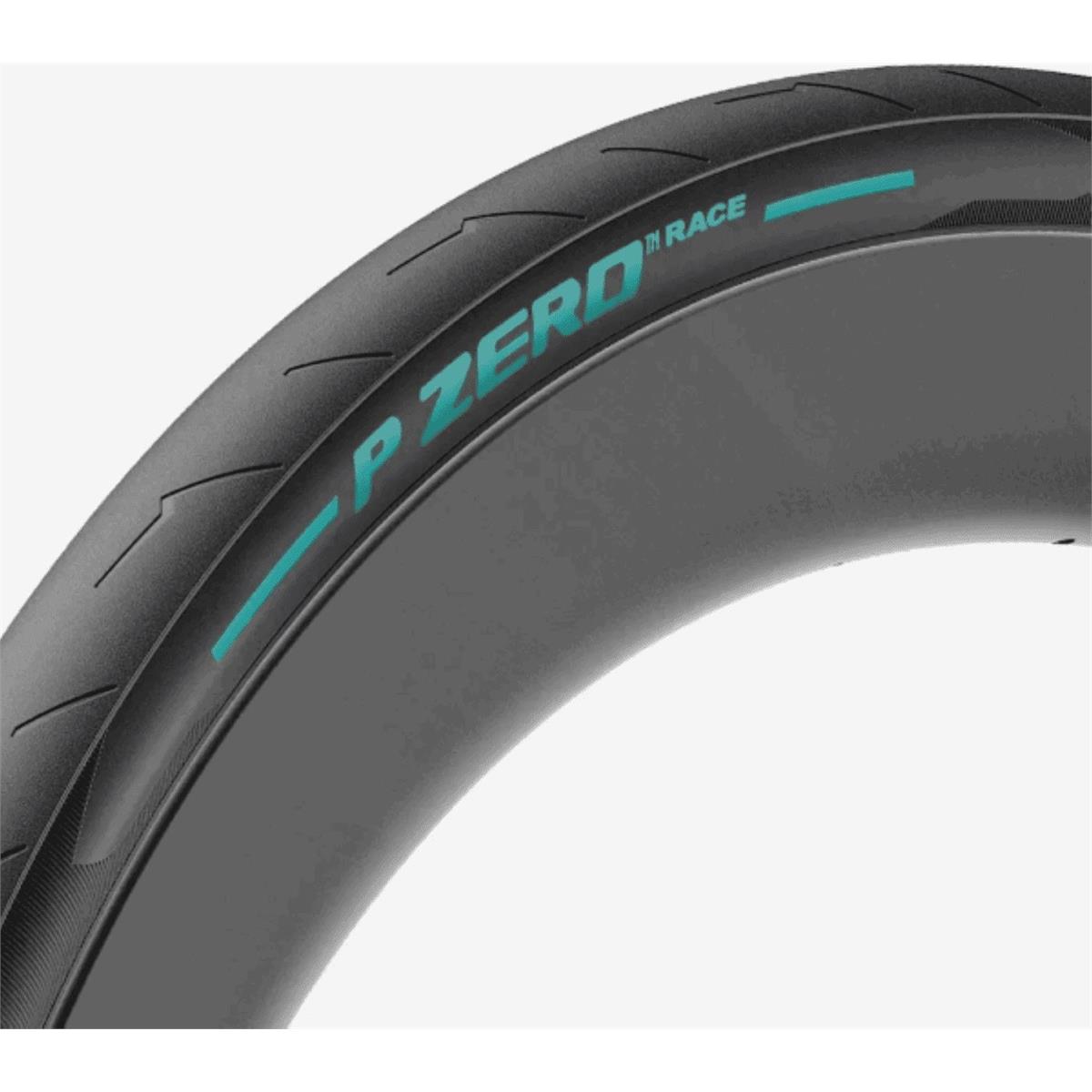 8019227428520 - P ZERO Race 700x28 Türkis Tubeless Ready Rennrad Reifen