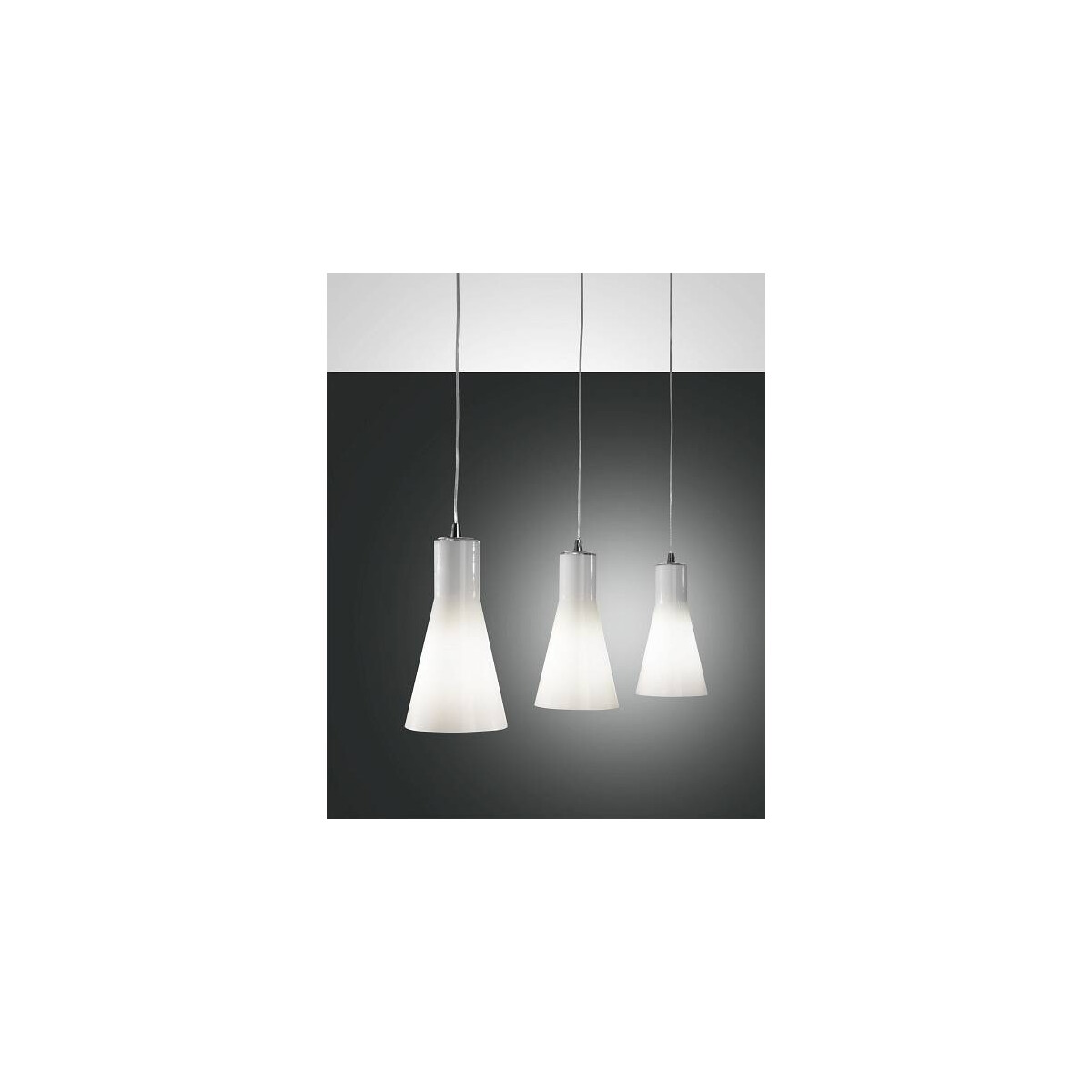 8019282017042 - Fabas Luce Lighting - Fabas Luce Diana Gerade Stab-Pendel-Deckenleuchte Chromglas E27