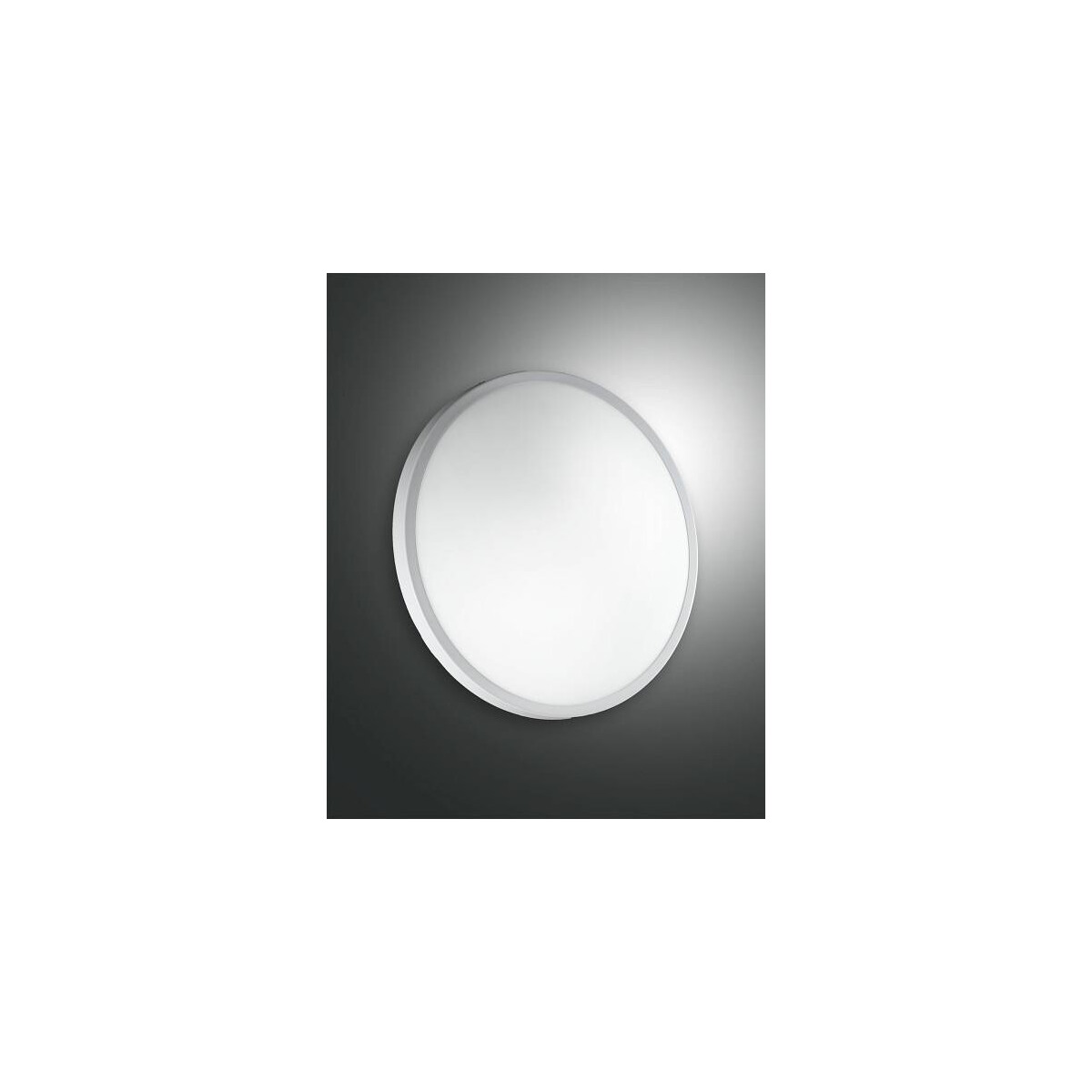 8019282023548 - Deckenleuchte Plaza in weiß E27 IP41 300mm - white - Fabas Luce