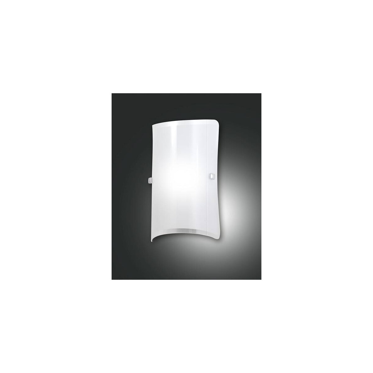 8019282060024 - Milton Wandleuchte E27 1X60W Metall und Glas Weiss