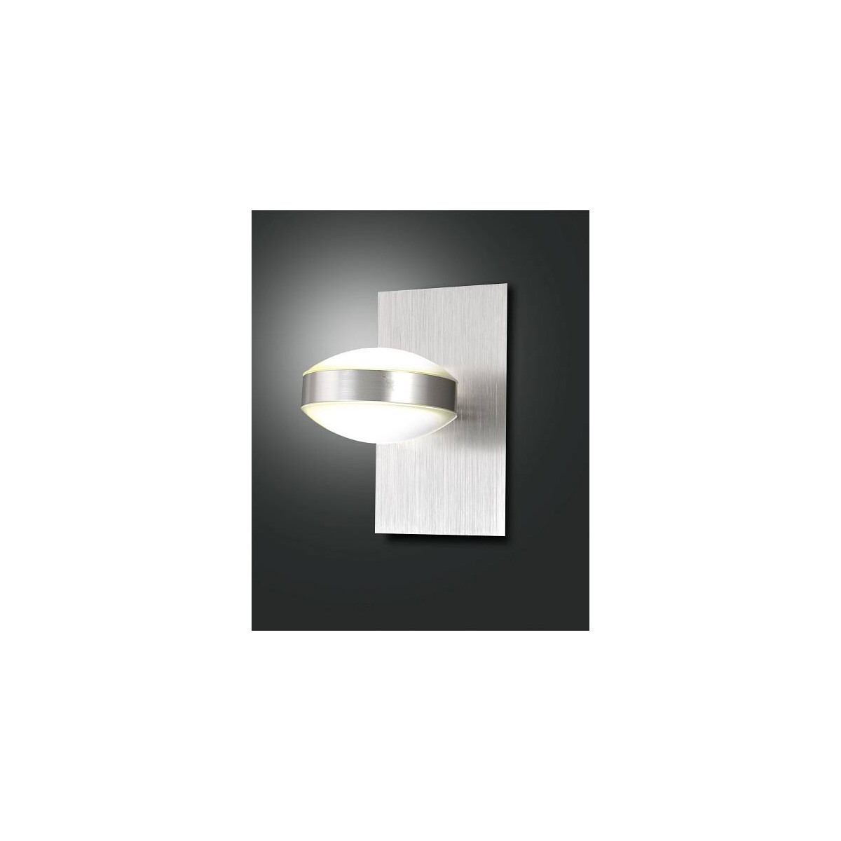 8019282067115 - 3253-21-178 Mill led Wandleuchte 1400lm Wandlampe Nickel-Satiniert - Nickel-Satin - Fabas Luce