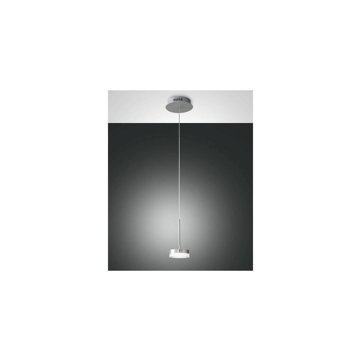 8019282067214 - Fabas Luce Lighting - Fabas LED-Pendelleuchte 8W Dunk 3000K 700lm alu 1LED Konv sym IP20 mLM 3239-40-212