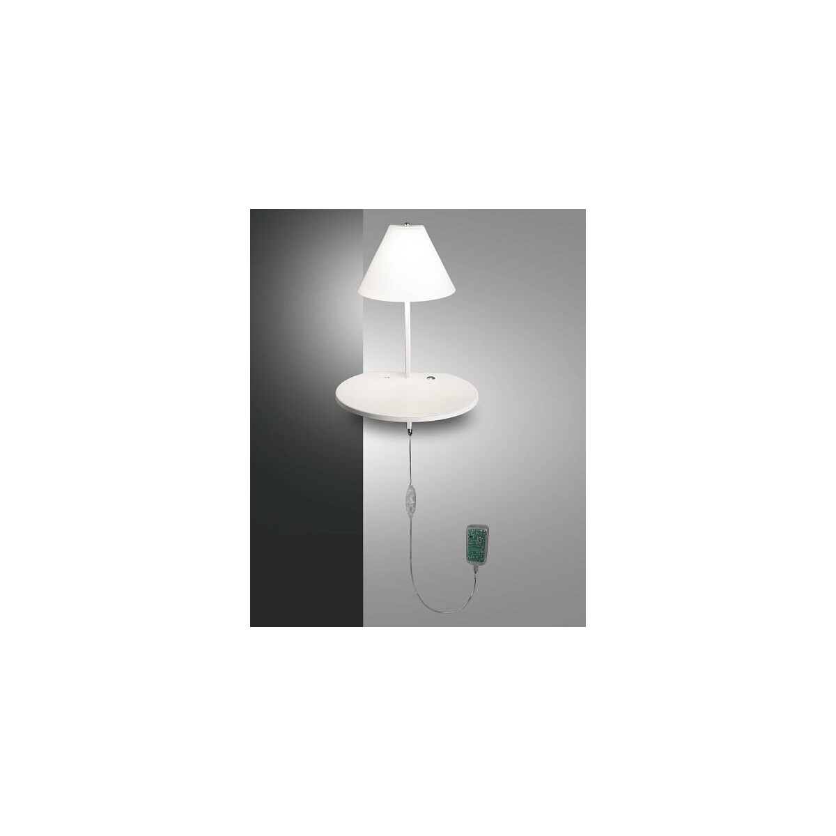 8019282095668 - Fabas Luce Lighting - Fabas Luce Goodnight Integrierte LED-Wandleuchte aus weißem Glas