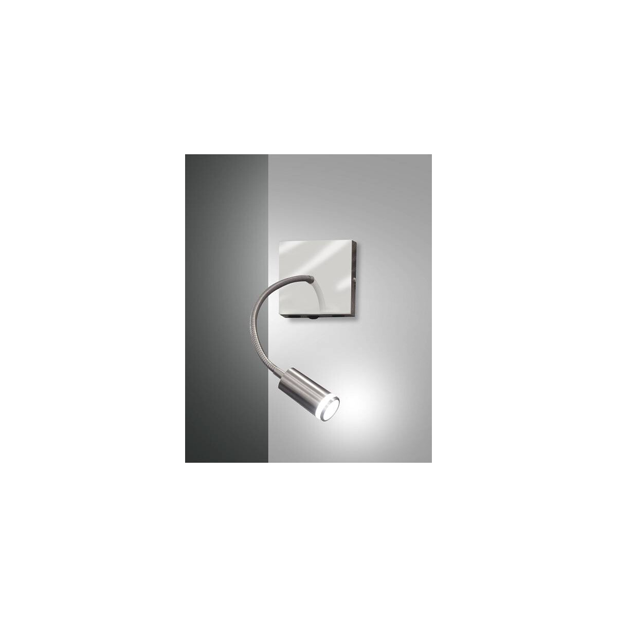 8019282096283 - Portici Wandleuchte LED 1x3W Metall- und Methacrylat Nickel satiniert