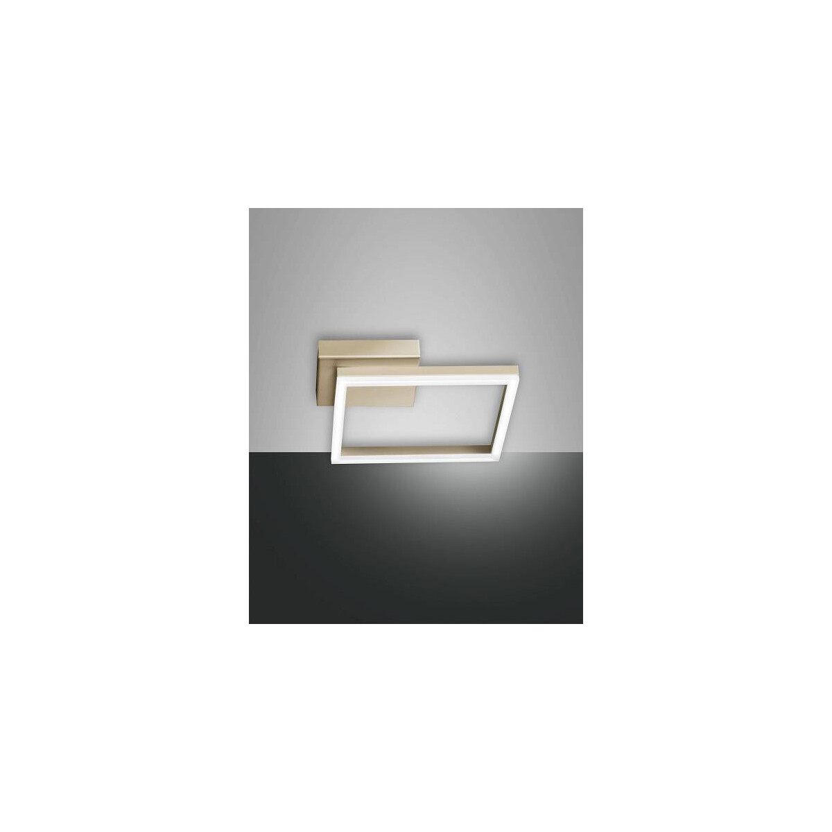 8019282098249 - Fabas Luce Lighting - Fabas Luce Bard Integriertes led Semi-Flush Light Gold Mattglas