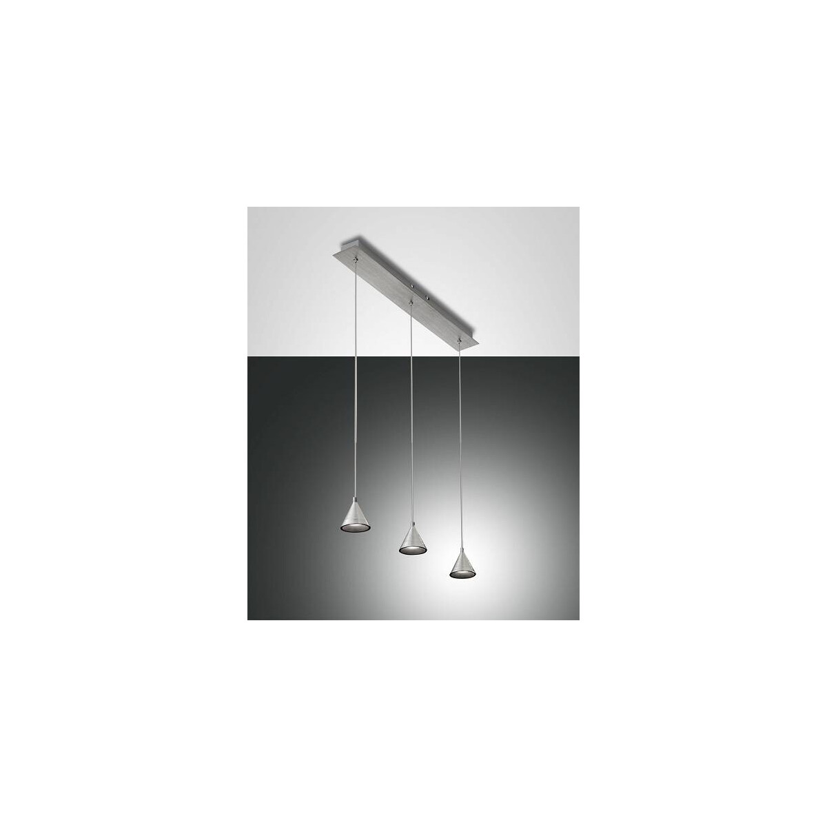 8019282099482 - Fabas Luce Lighting - Fabas Luce Delta led Straight Bar Pendel-Deckenleuchte Satiniertes Aluminiumglas