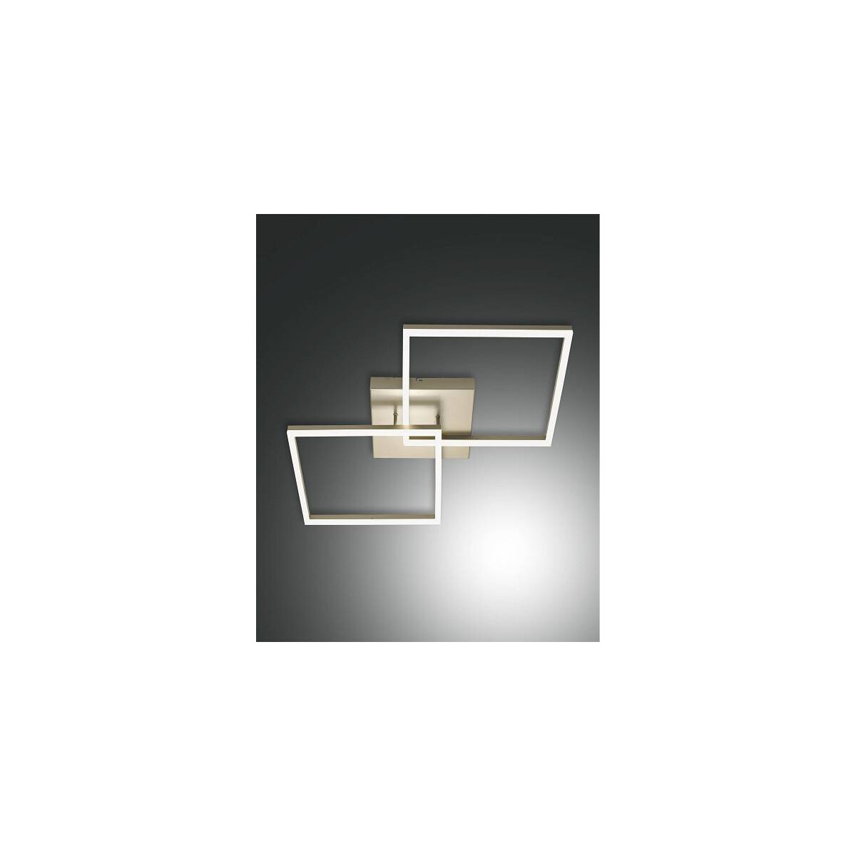 8019282110231 - Fabas Luce Lighting - Fabas Luce Bard Integriertes led Semi-Flush Light Gold Mattglas