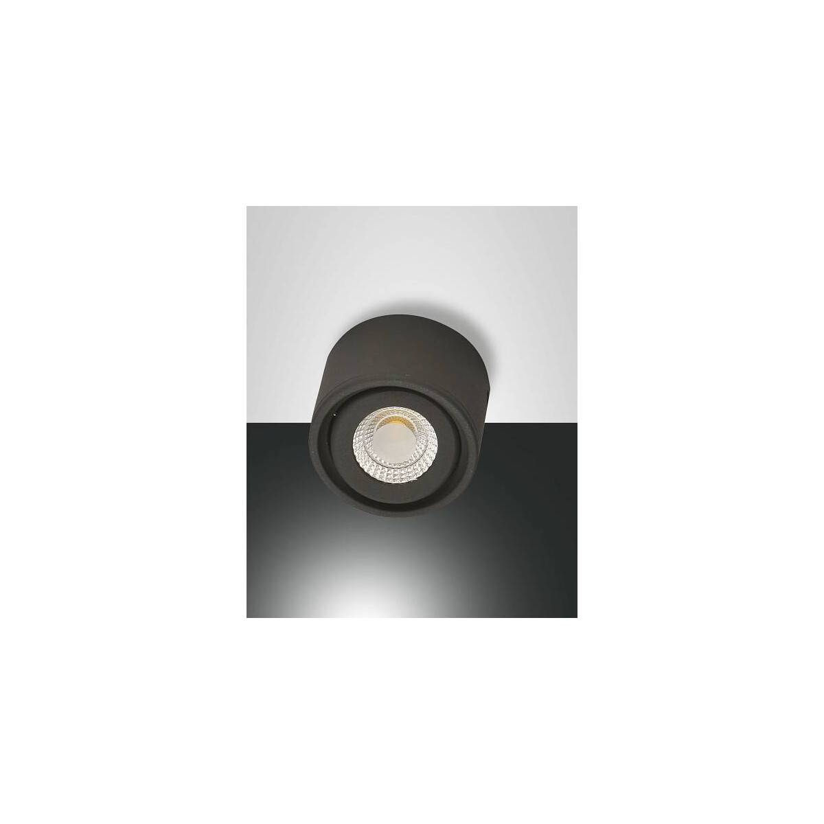 8019282112297 - Fabas - LED-Lichtpunkt 6W anzio 3000K 540lm anth mt Konv IP20 Ø80mm Kstklar 3430-71-282