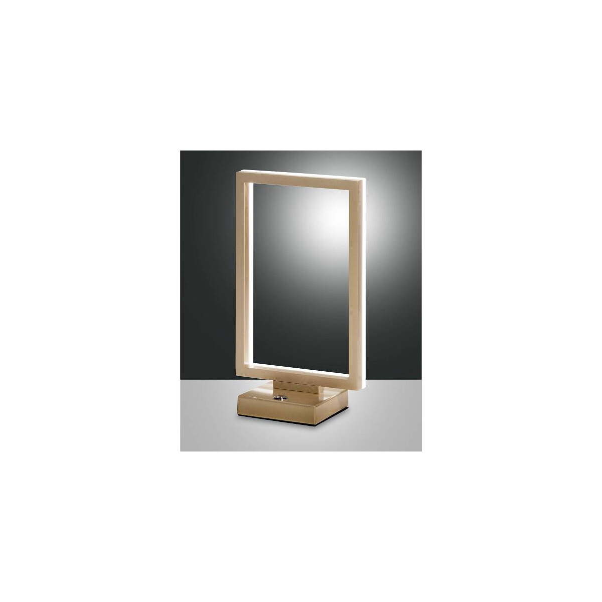 8019282507086 - Fabas Luce Lighting - Fabas Luce Bard Integrierte LED-Tischleuchte Gold Mattglas