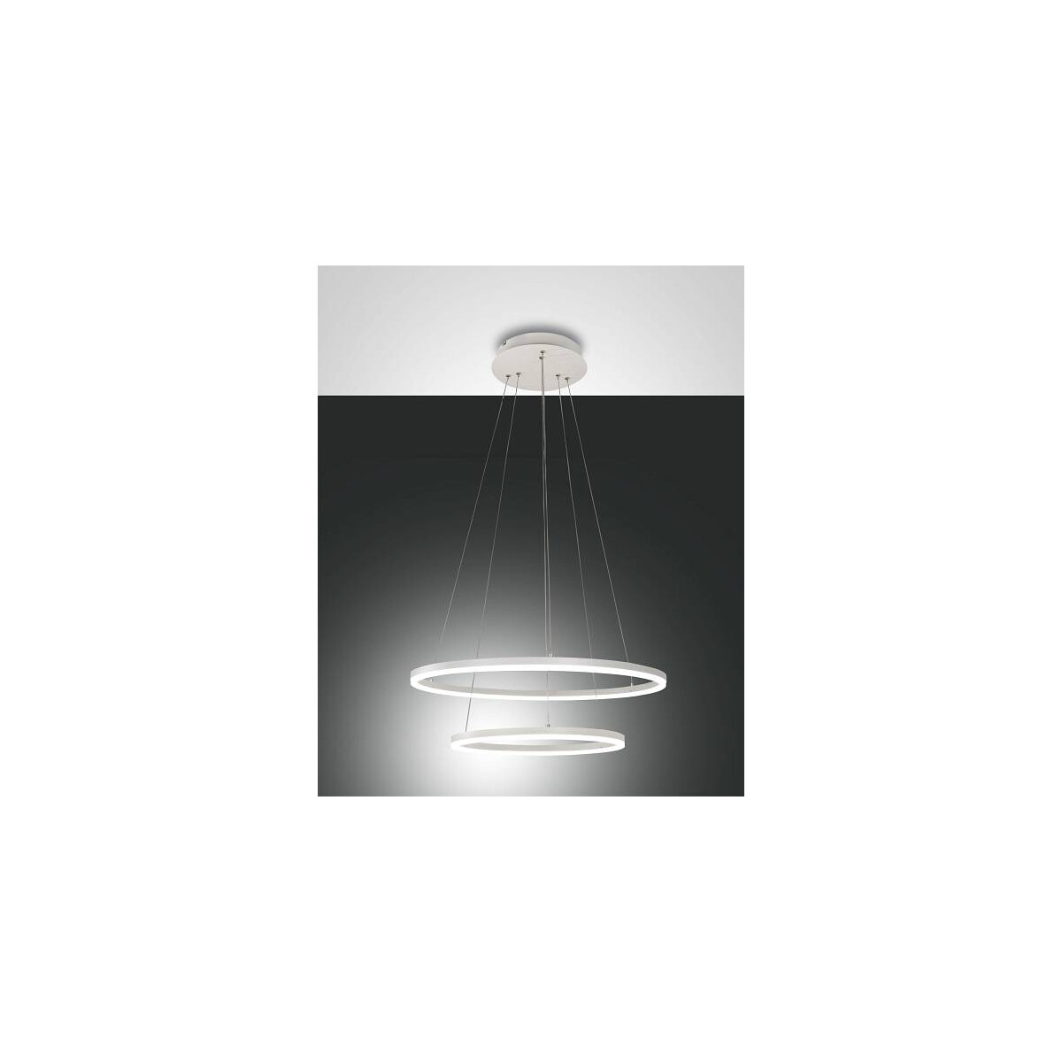 8019282508038 - Fabas Luce Lighting - Fabas LED-Pendelleuchte 52W Giotto 4680lm ws Konv 1LED sym IP20 mLM 3508-45-102