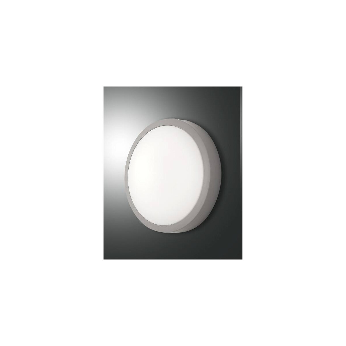 8019282508540 - Axel Deckenleuchte LED 1x18W Polycarbonatstruktur Grau