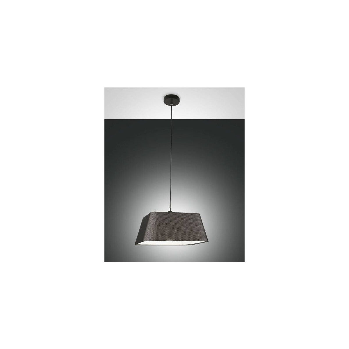 8019282510352 - Fabas Luce Lighting - Fabas Luce Allegra Pendel-Deckenleuchten Glas schwarz E27