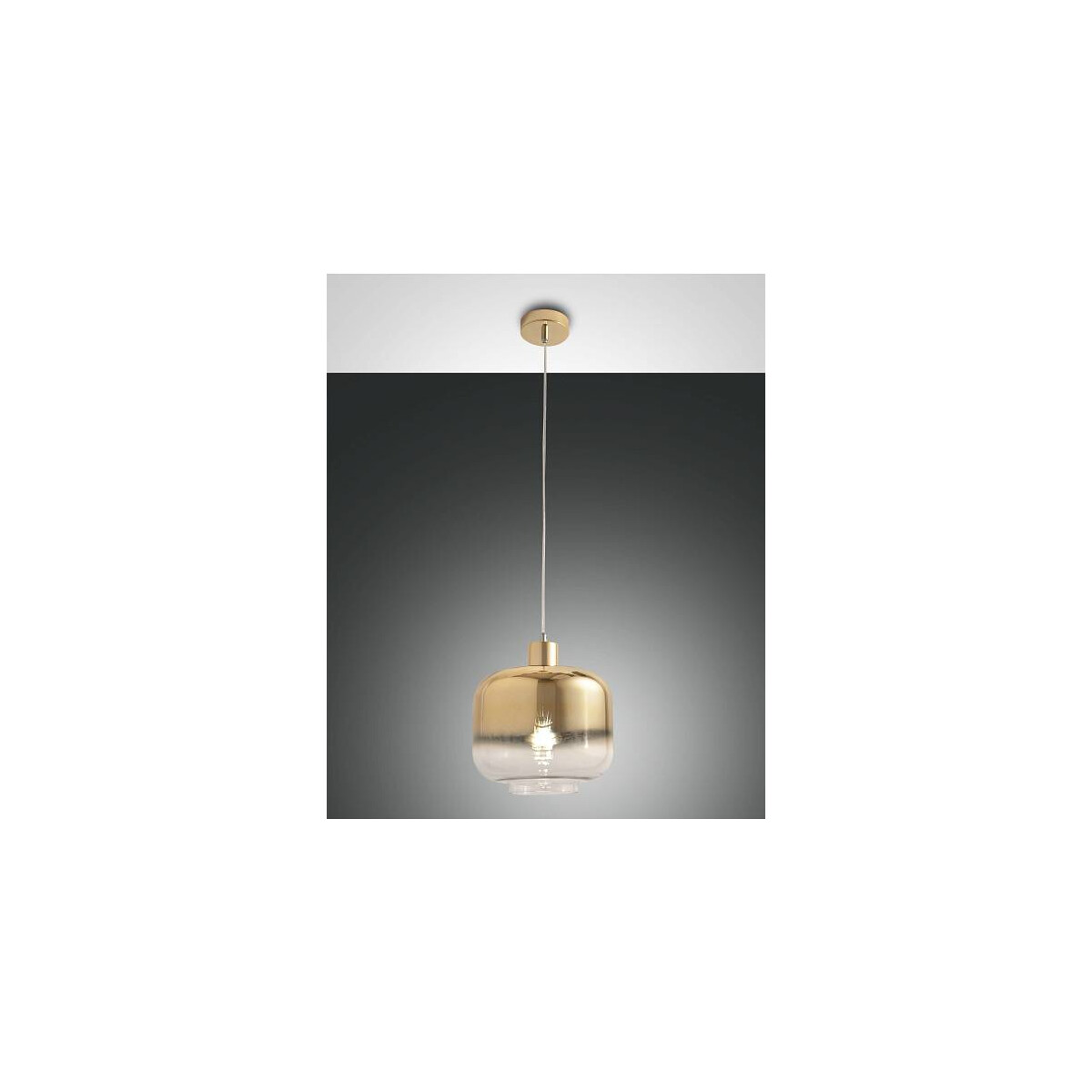 8019282510598 - Fabas Luce Lighting - Fabas Luce Cathy Kuppel-Pendel-Deckenleuchten schattiertes Chromglas E27