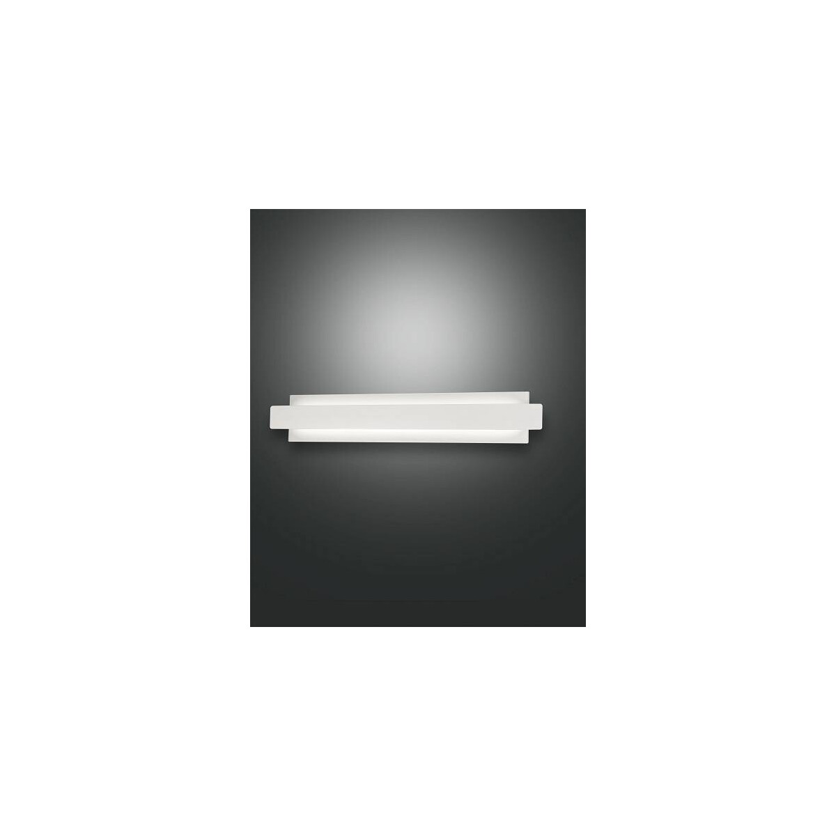 8019282510611 - Fabas Luce Lighting - Fabas Luce Regolo Integrierte LED-Wandleuchte aus weißem Glas