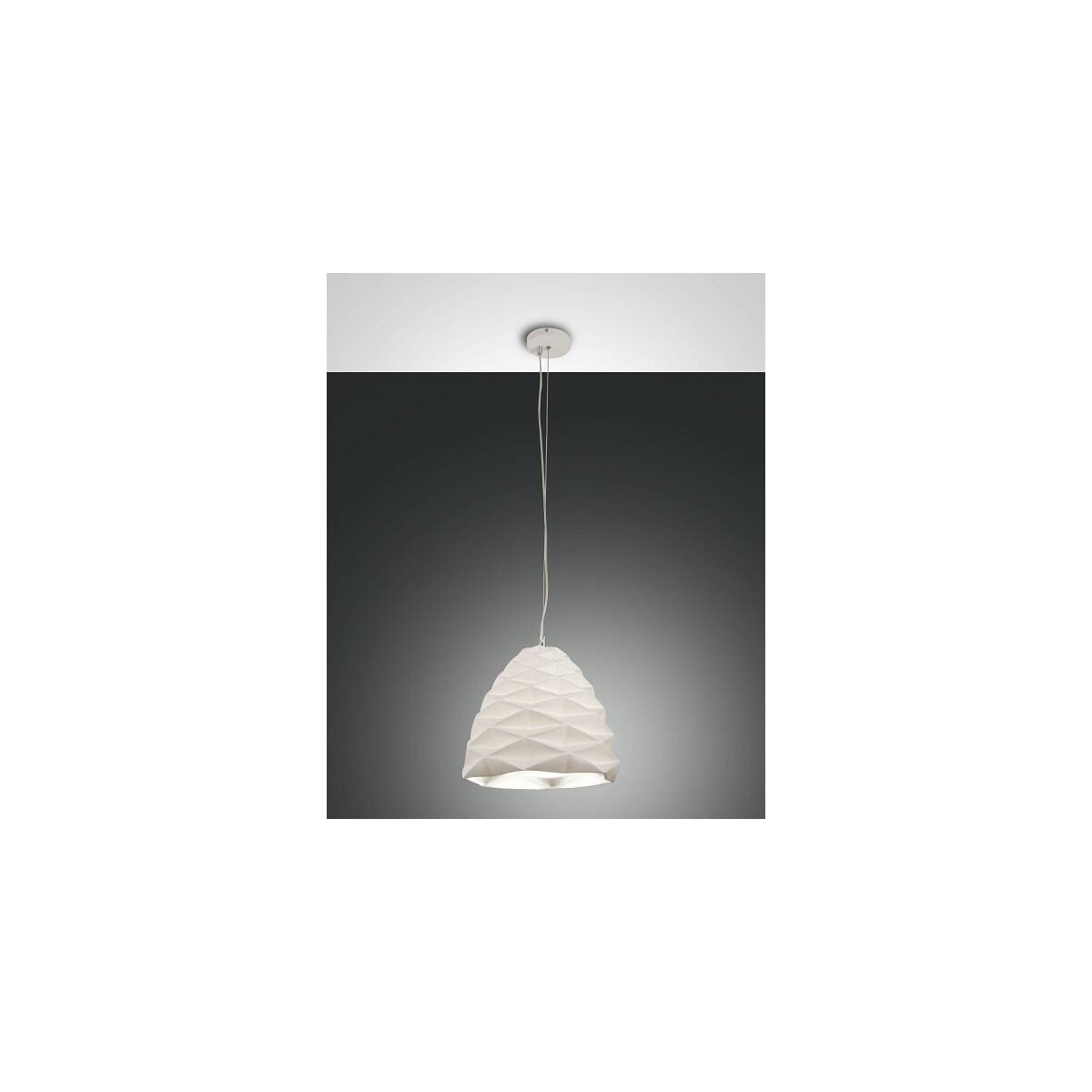 8019282511076 - Fabas Luce Lighting - Fabas Luce Duchessa Dome Pendel-Deckenleuchten Weißglas E27