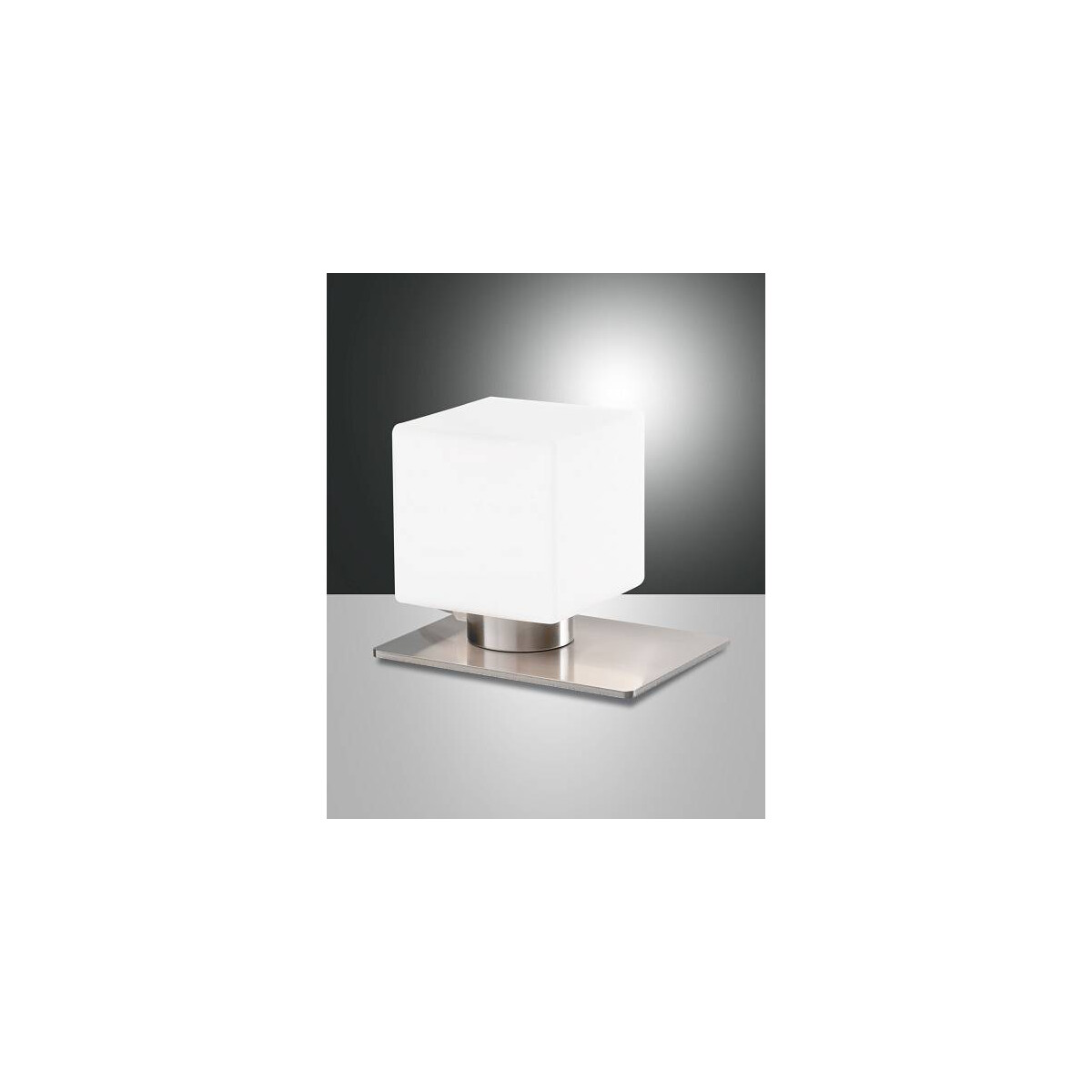 8019282512585 - Zara Tischleuchte G9 LED 1x3W Metall und geblasenes Glas Nickel satiniert