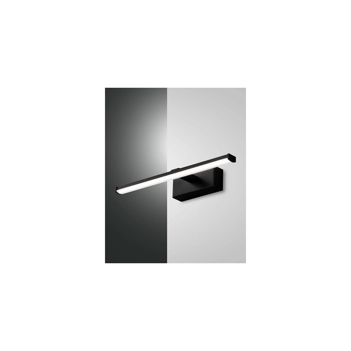 8019282512806 - Nala Wandleuchte LED 1x6W Metall- und Methacrylat Schwarz