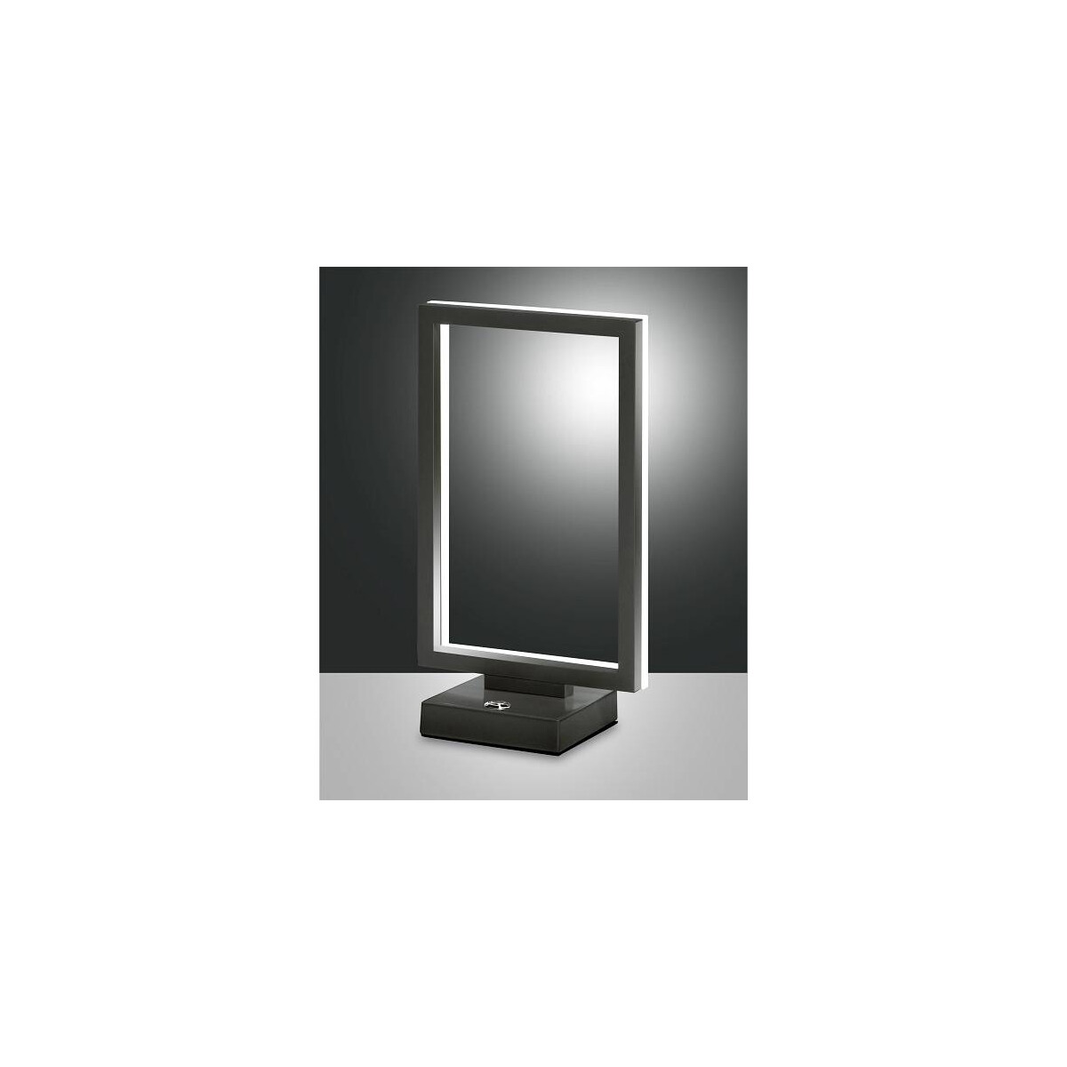 8019282512967 - Fabas Luce Lighting - Fabas Luce Bard Integrierte LED-Tischleuchte Anthrazitglas