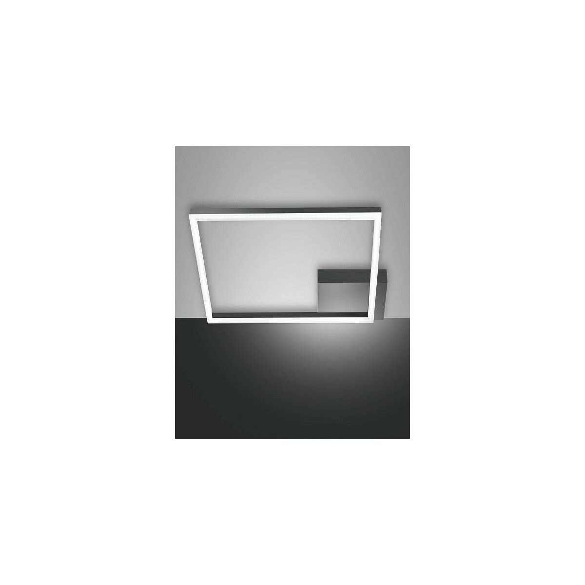 8019282514145 - Bard Deckenleuchte inkl Smartluce LED 1x39W Metall- und Methacrylat Anthrazit