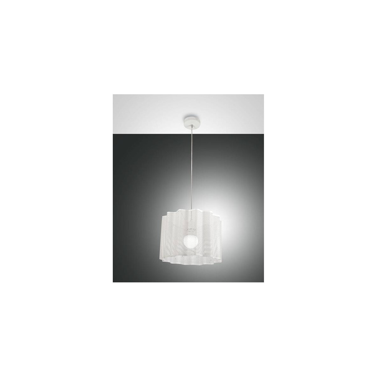 8019282516736 - Glicine Pendelleuchte E27 1X60W weiss