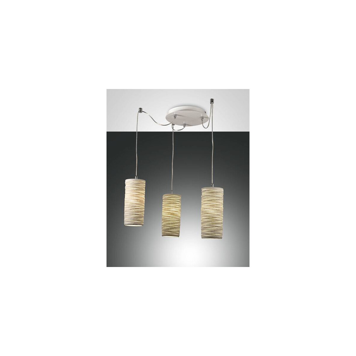 8019282517320 - Fabas Luce Lighting - Fabas Luce Marbella Cluster Pendel-Deckenleuchte Weißglas E27