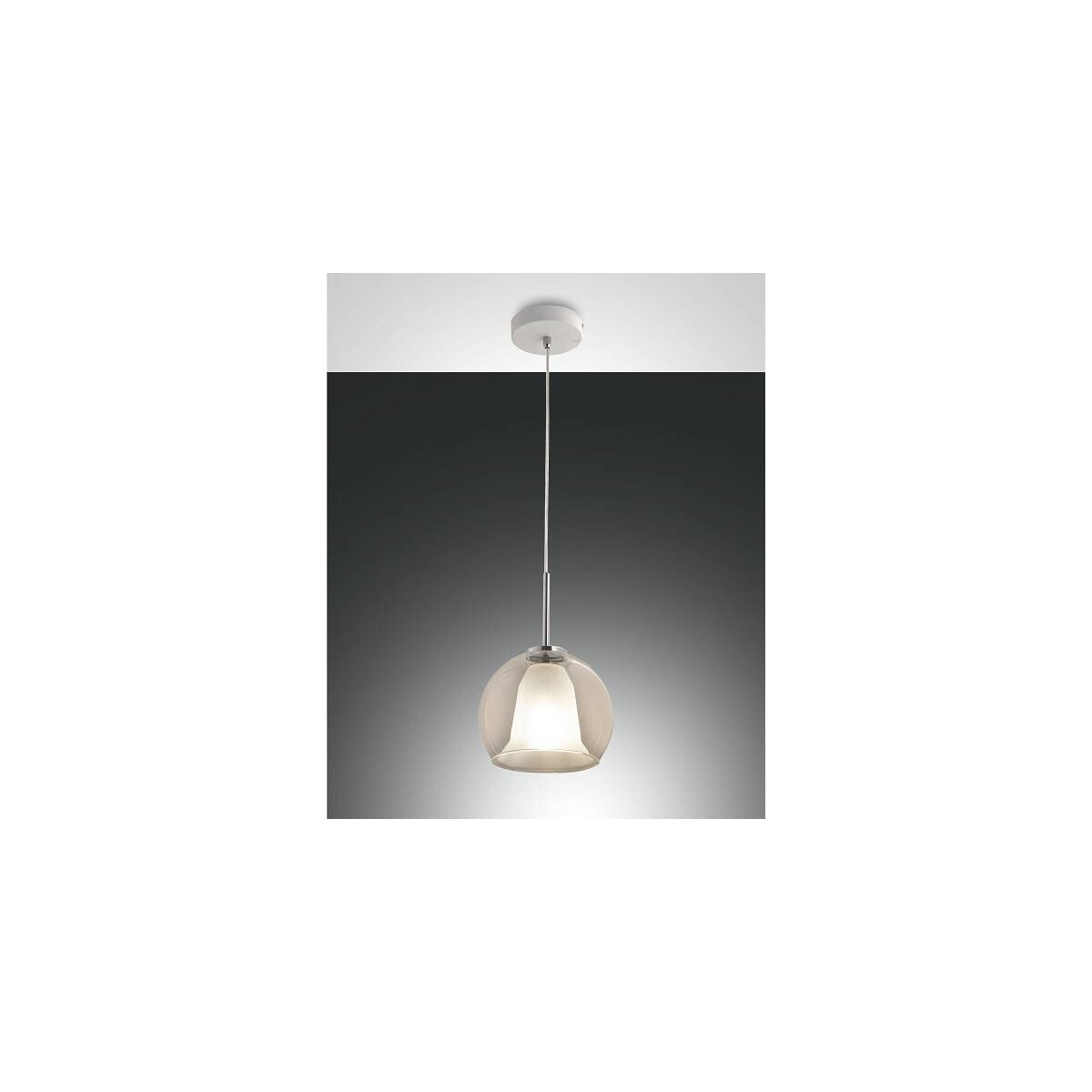 8019282517504 - Fabas Luce Lighting - Fabas Luce Bretagna Dome Pendel-Deckenleuchten transparentes Glas E27