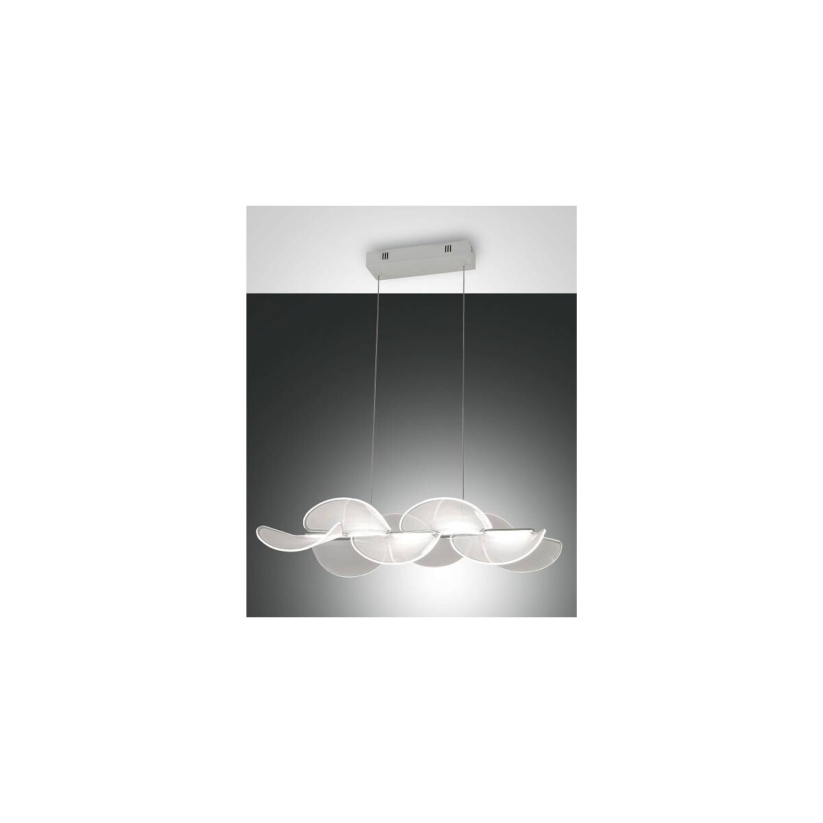 8019282518099 - Fabas Luce Lighting - Fabas Luce Sylvie led Einbau-Pendelleuchte Deckenleuchte Weißglas