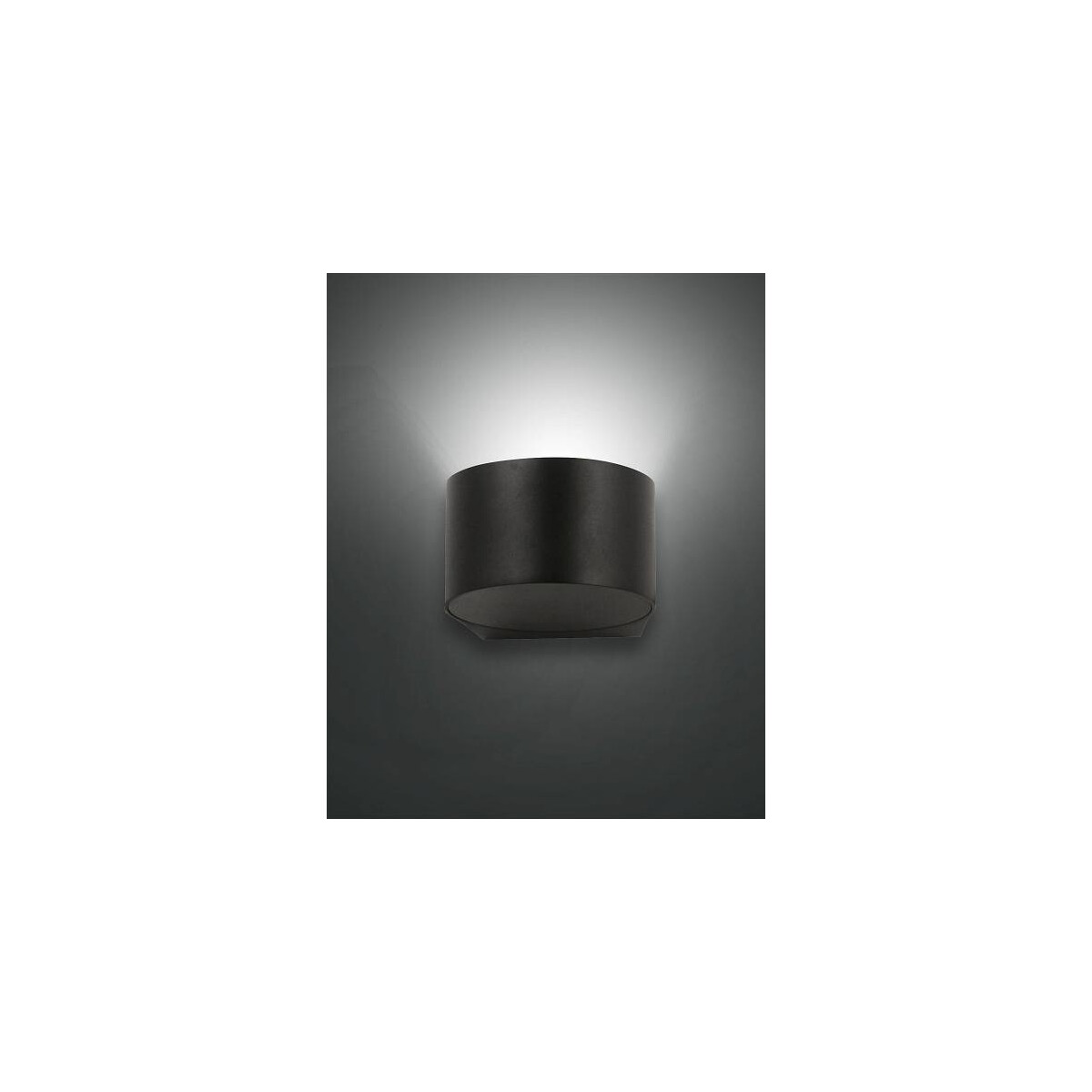 8019282518570 - Lao Wandleuchte LED 1x6W Aluminium und Kristallglas Schwarz