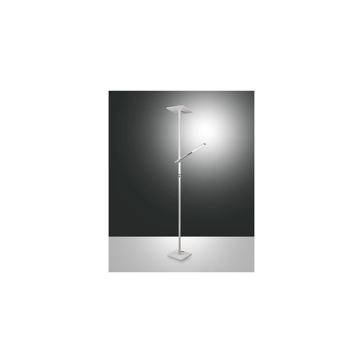 8019282519096 - Fabas Luce Lighting - Fabas Luce Ideal led integrierte Stehleuchte aus weißem Glas