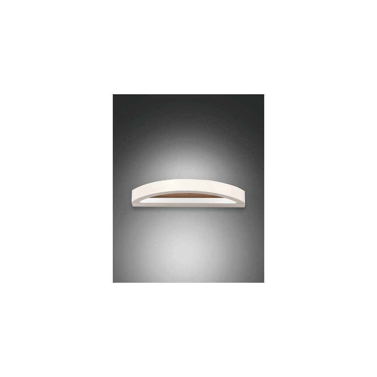 8019282532927 - Cordoba led Wandleuchte Metall - Weiß Holzfarben - Fabas Luce