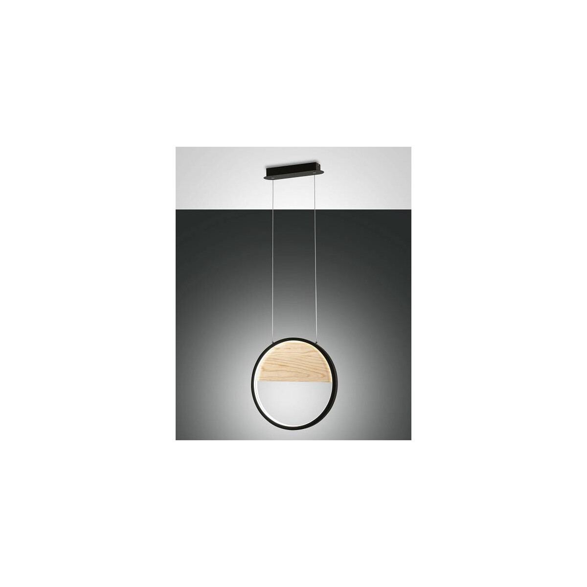 8019282532941 - Fabas Luce Lighting - Fabas Luce Pierre Integrierte LED-Tischlampe aus schwarzem Glas