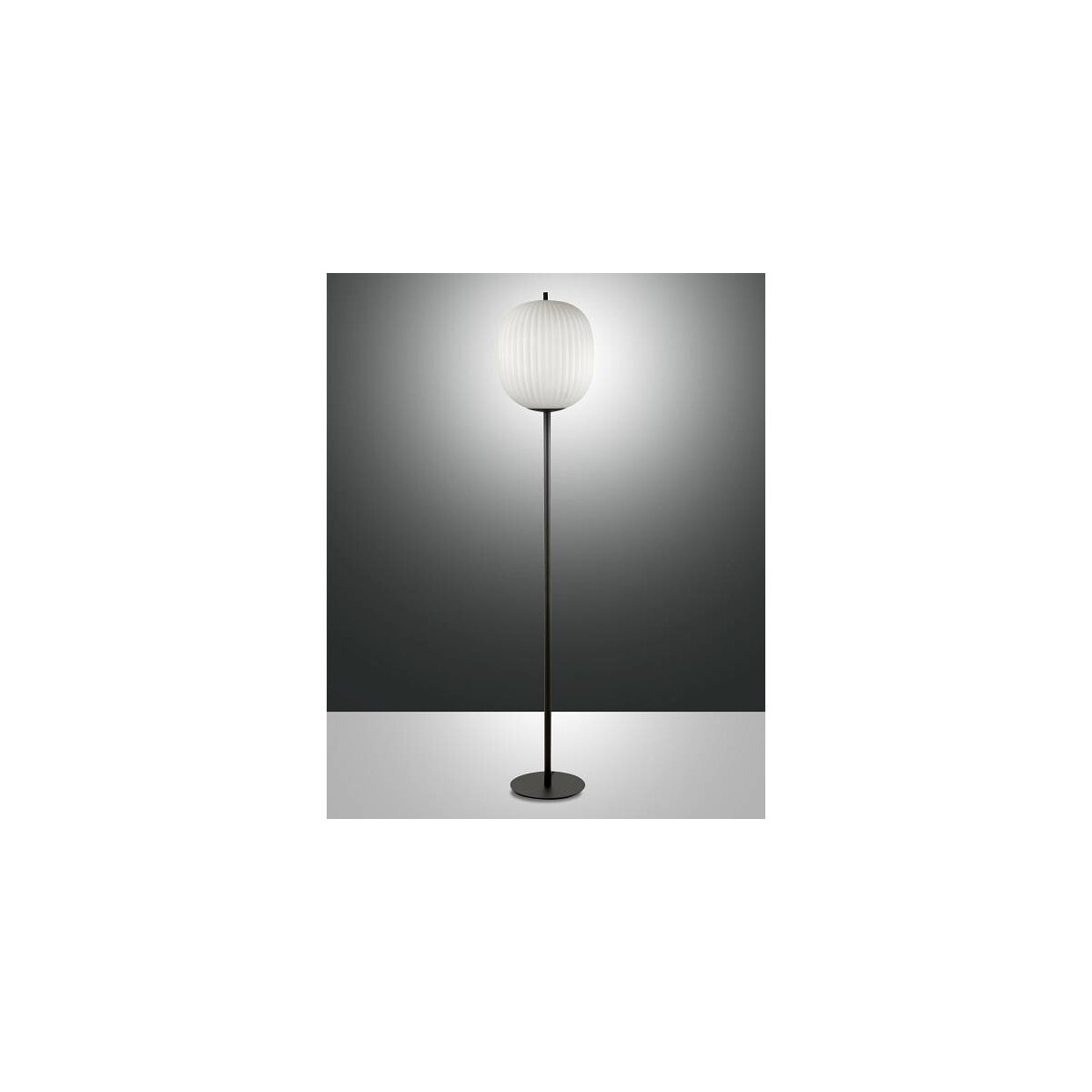 8019282533146 - Fabas Luce Lighting - Fabas Luce Domizia Glas- & Kristalllampe Schwarzes Glas E27