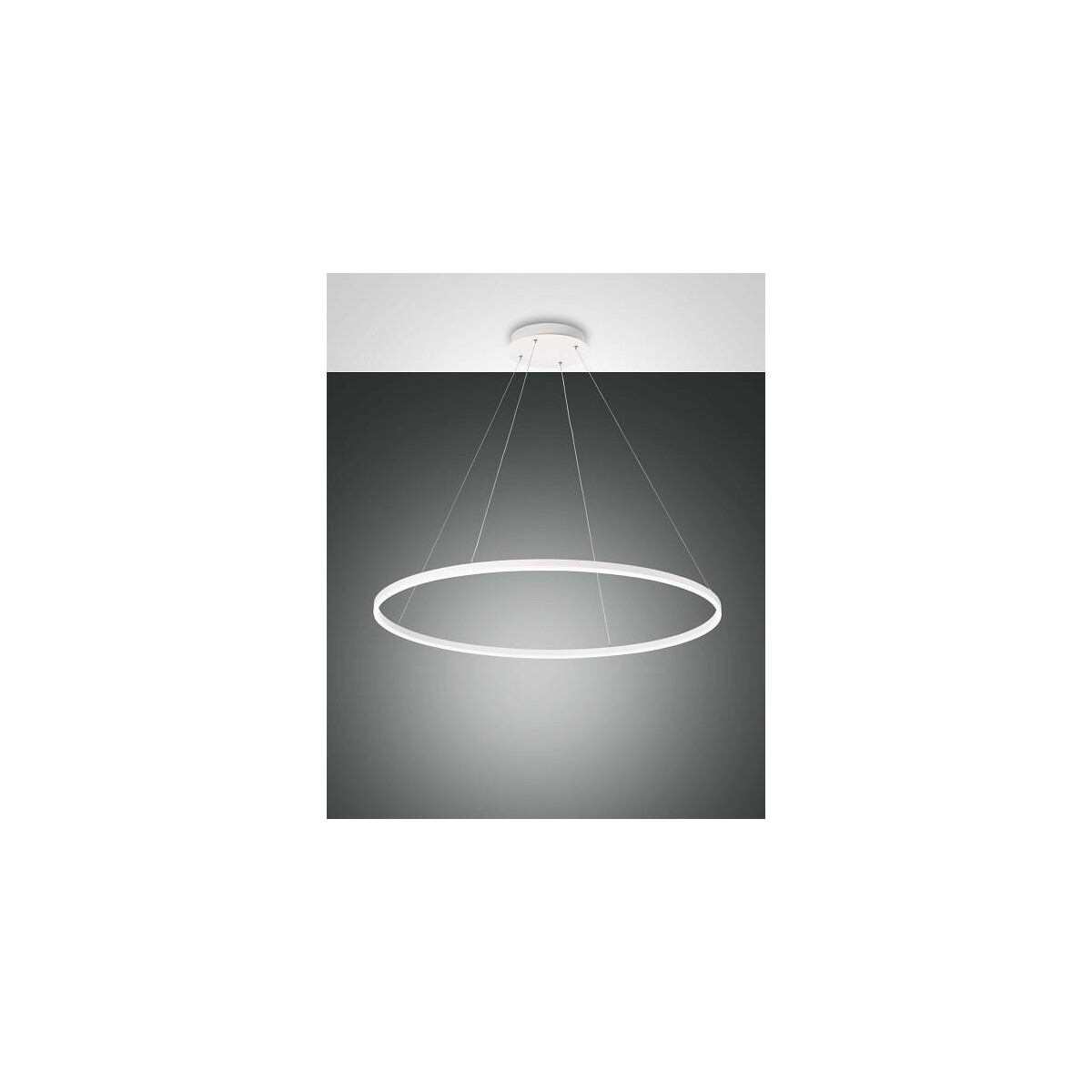 8019282533214 - Fabas Luce Lighting - Fabas Luce Giotto led Einbau-Pendelleuchte Deckenleuchte Weißglas