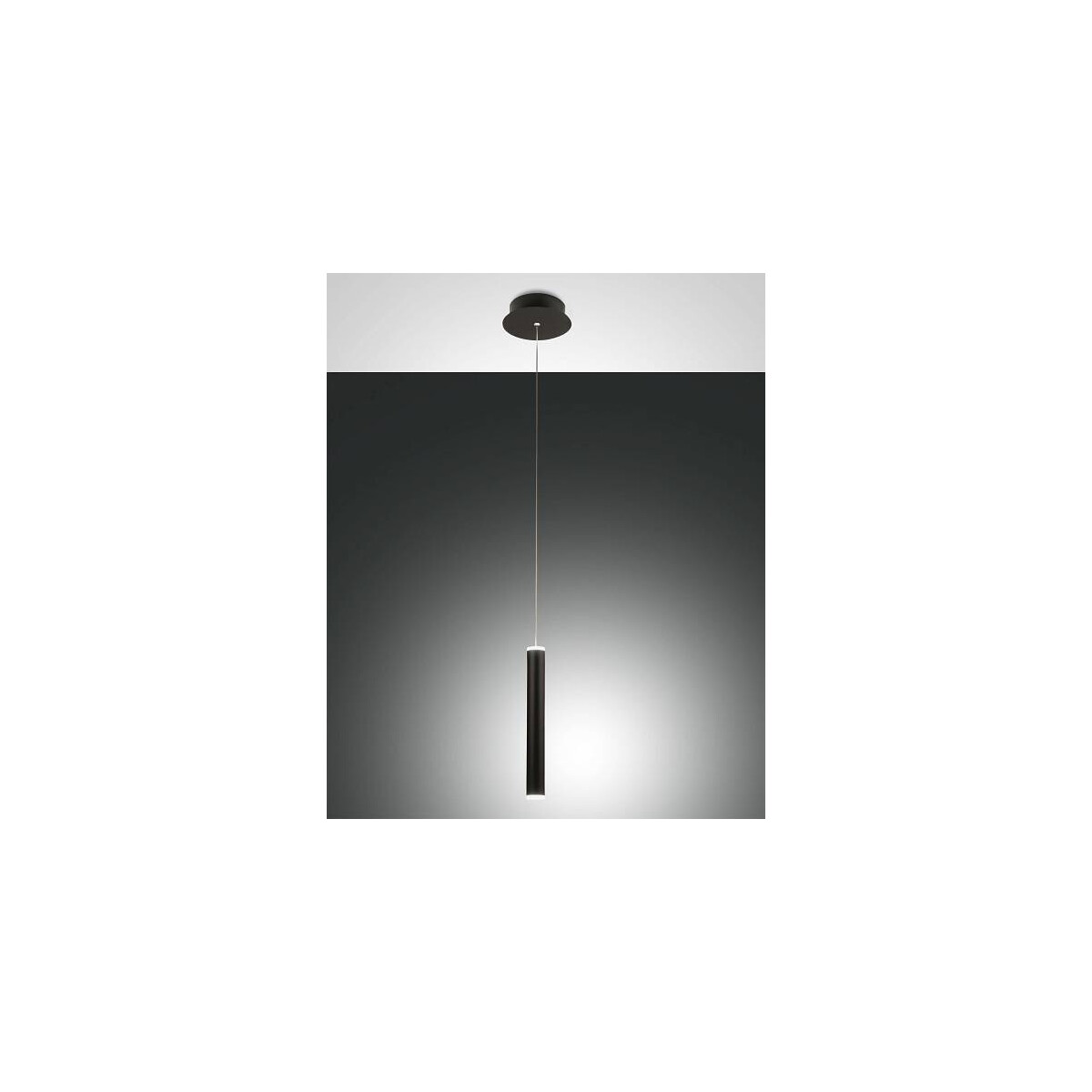 8019282533429 - Prado Pendelleuchte LED 1x 65W Metall- und Methacrylat Schwarz