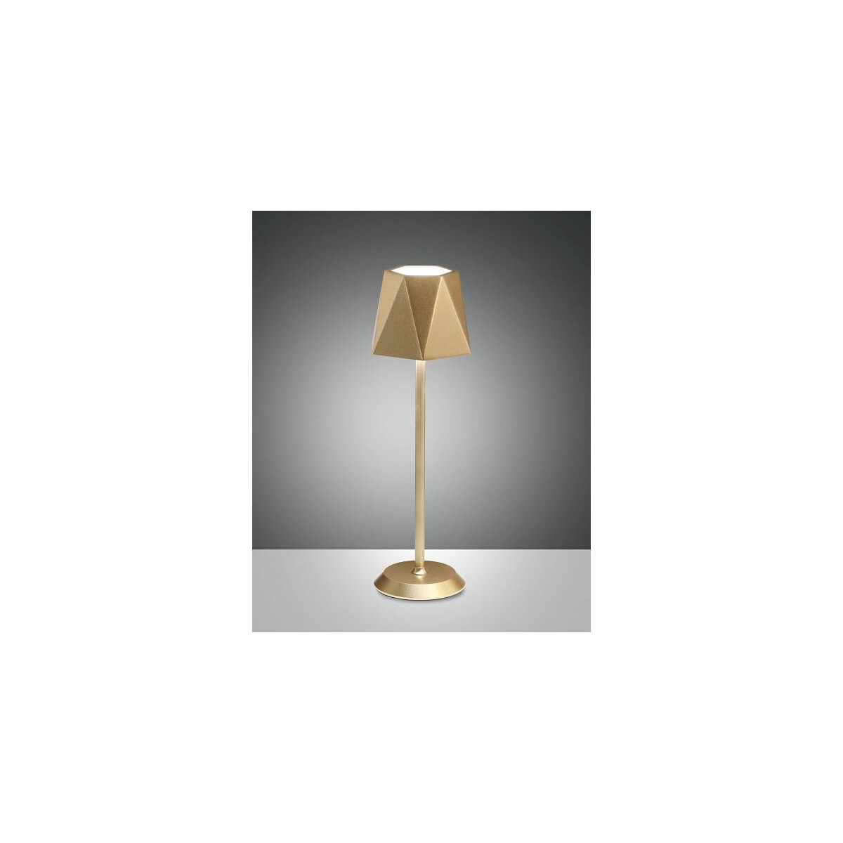 8019282535225 - KATY Akku Tischleuchte LED 1x3W gold edelmatt