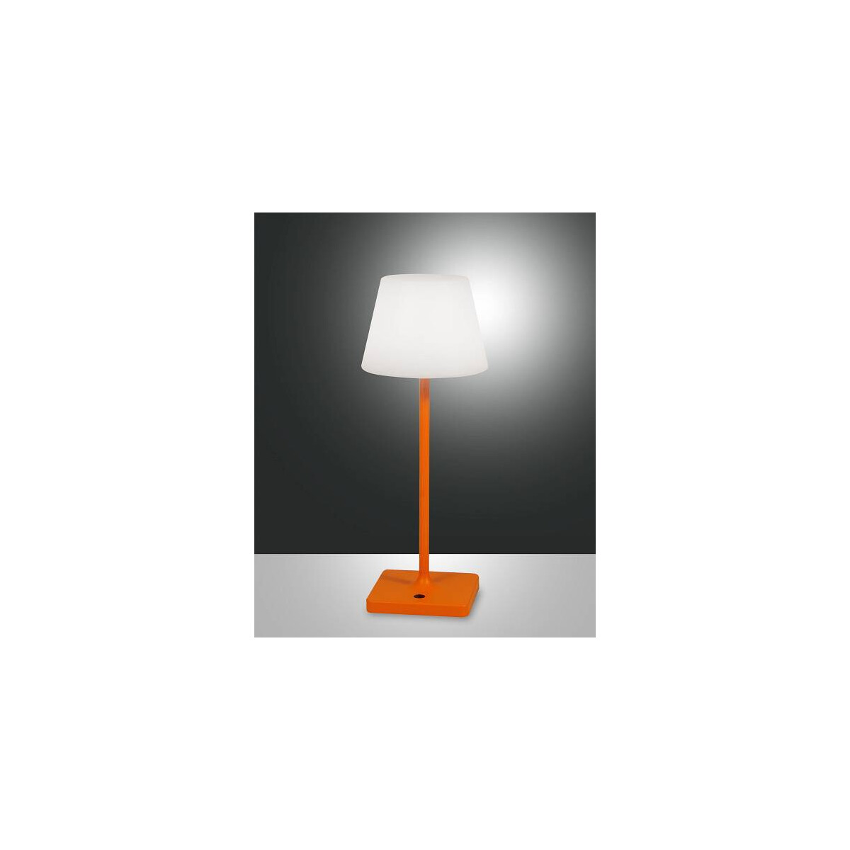 8019282540250 - Adam Akku Tischleuchte LED 1x25W Metall und Polyethylen Orange