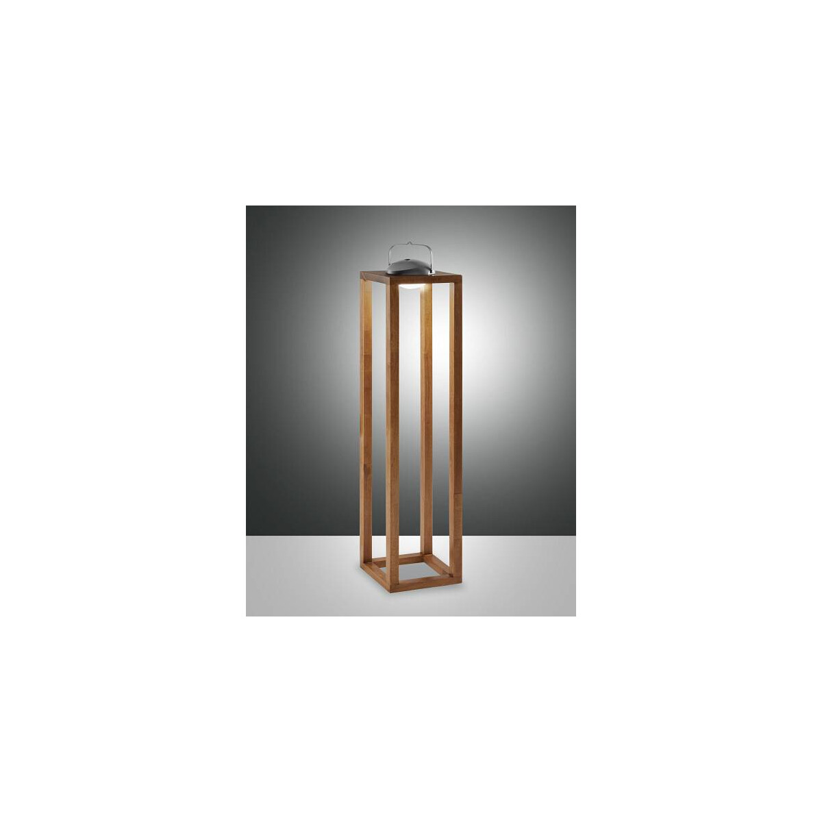 8019282540755 - Blend Akku-Modul-Leuchte LED 1x3W Metall und Holz Walnussfarben